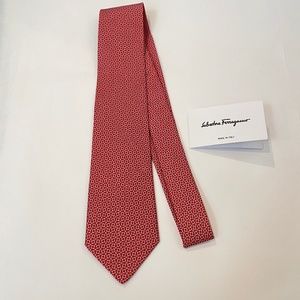 Final Price: Salvatore Ferragamo Mini Gancini Silk Tie
